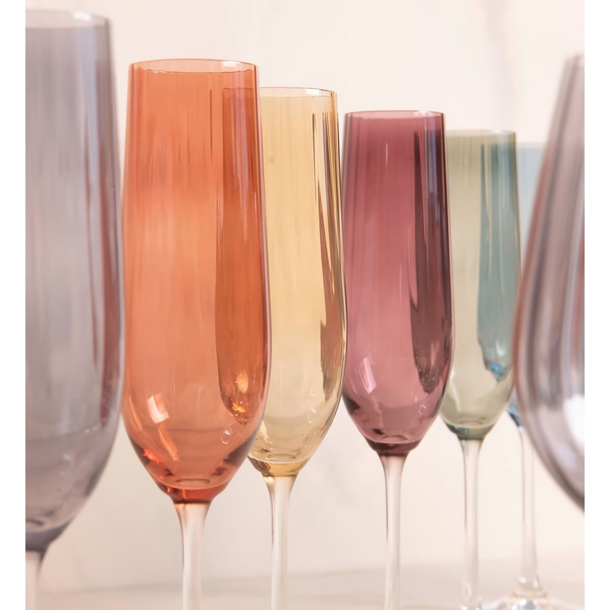 Flûte Santa 19 cl (lot de 6) - SANTA multicolore, TABLE PASSION
