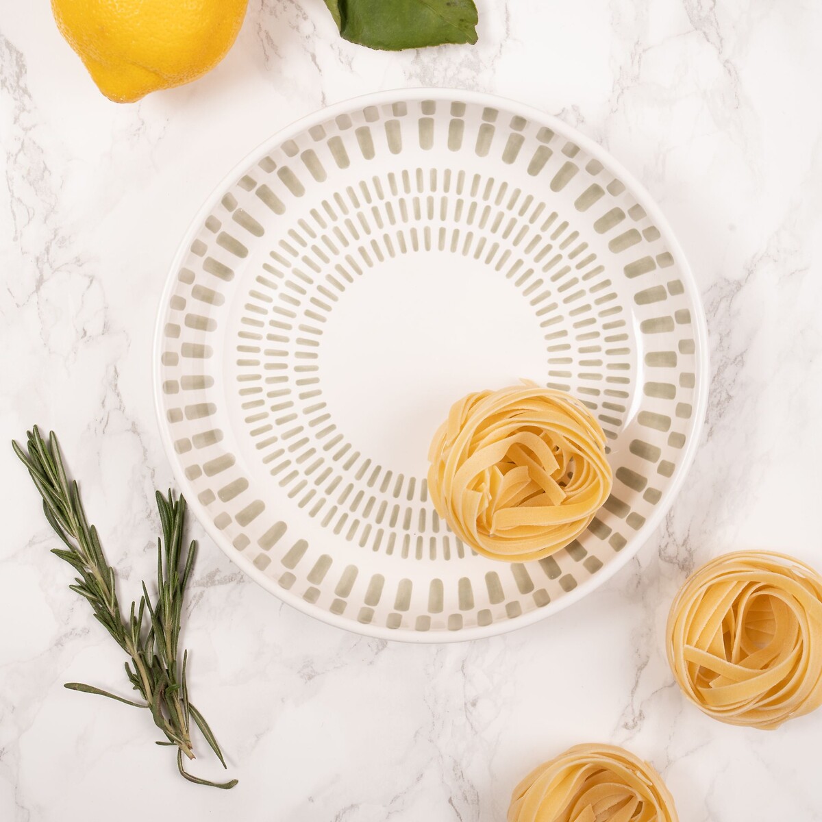 Set of 4 At Home Pasta Bowls grey, MARY BERRY