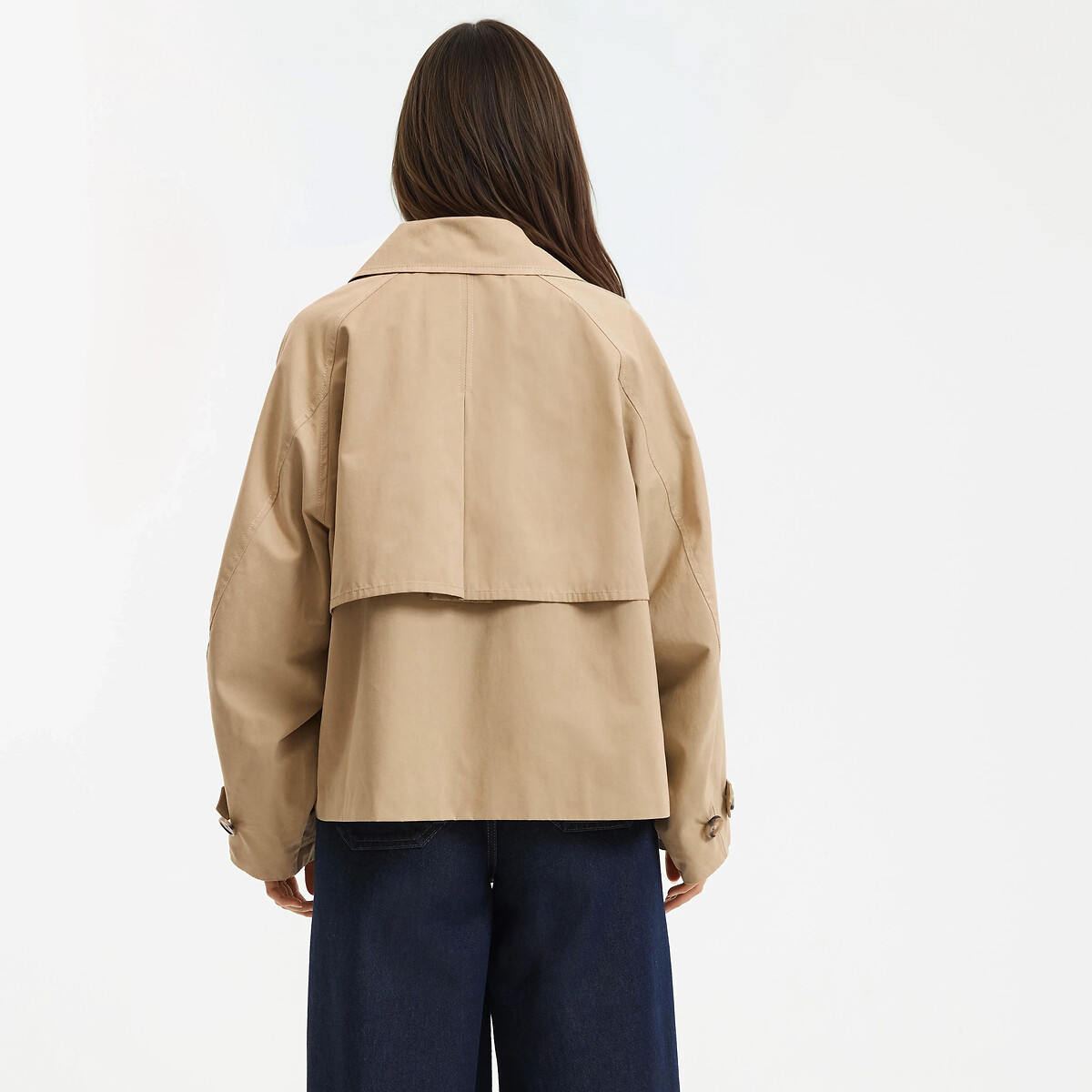 Trench court oversize, Signature MARCELLIN beige, LA REDOUTE COLLECTIONS