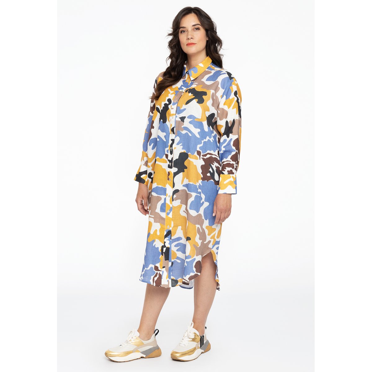Chemise imprimée blanc, YOEK