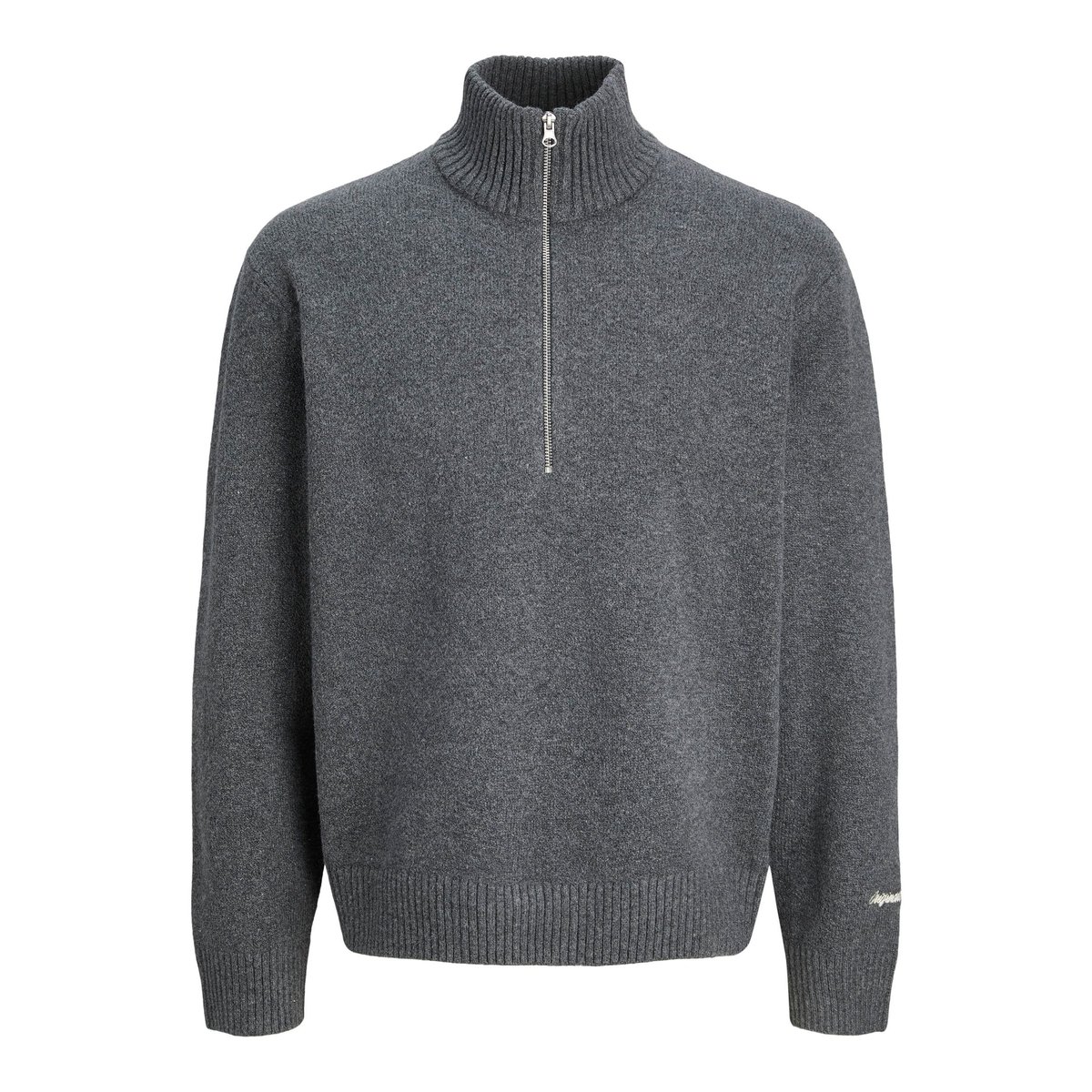 Pull en maille Junior Pull en maille dark grey melange, JACK & JONES JUNIOR