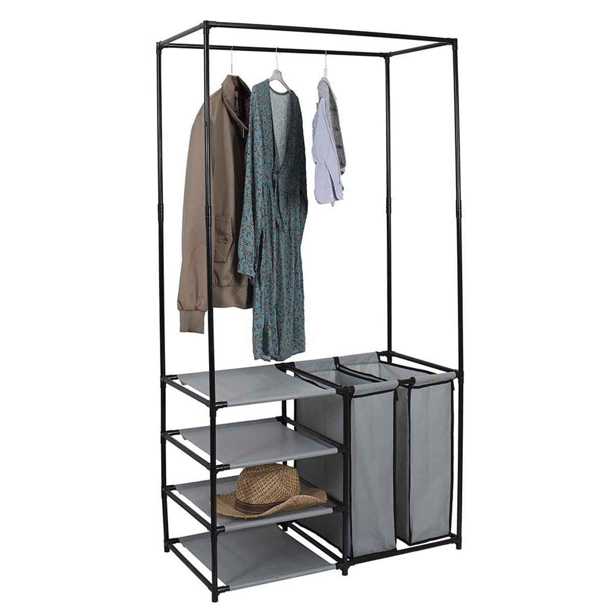 Portant Dressing Ouvert noir, DECORATIE