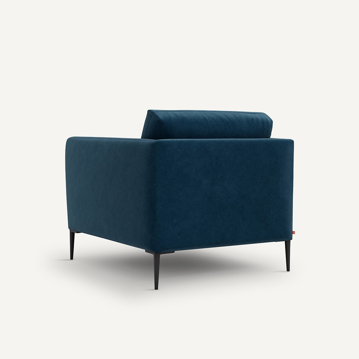 Fauteuil en velours, OSCAR bleu paon, AM.PM X EMMANUEL GALLINA
