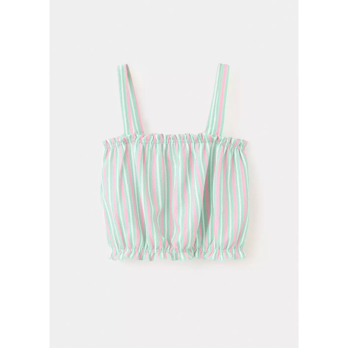 Top à rayures combinées rose, MANGO KIDS