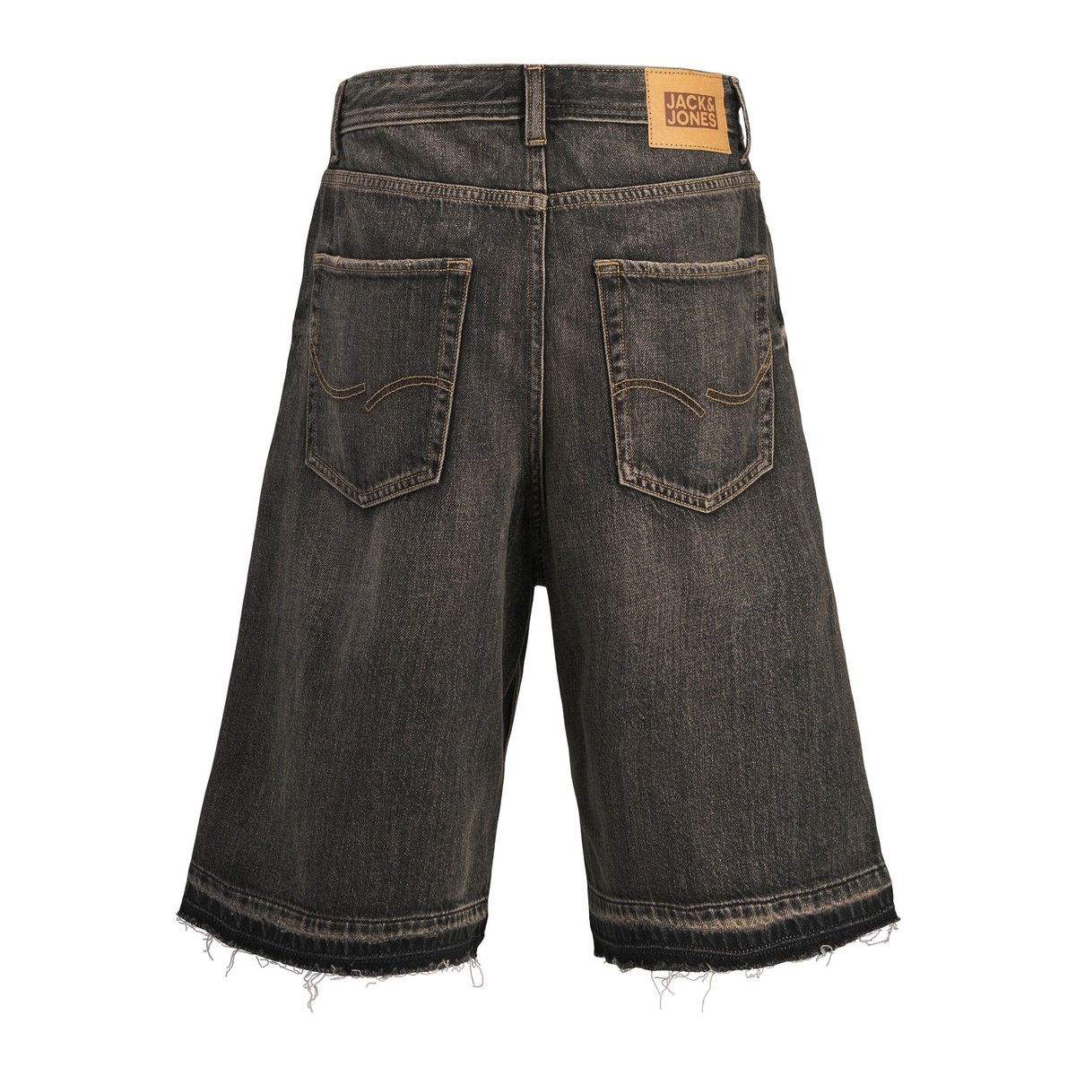 Short En Denim black denim, JACK & JONES JUNIOR
