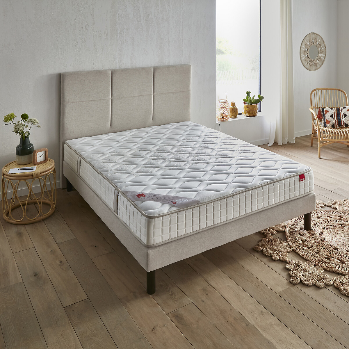 Matelas ressorts ensachés L’originel ecru, EPEDA