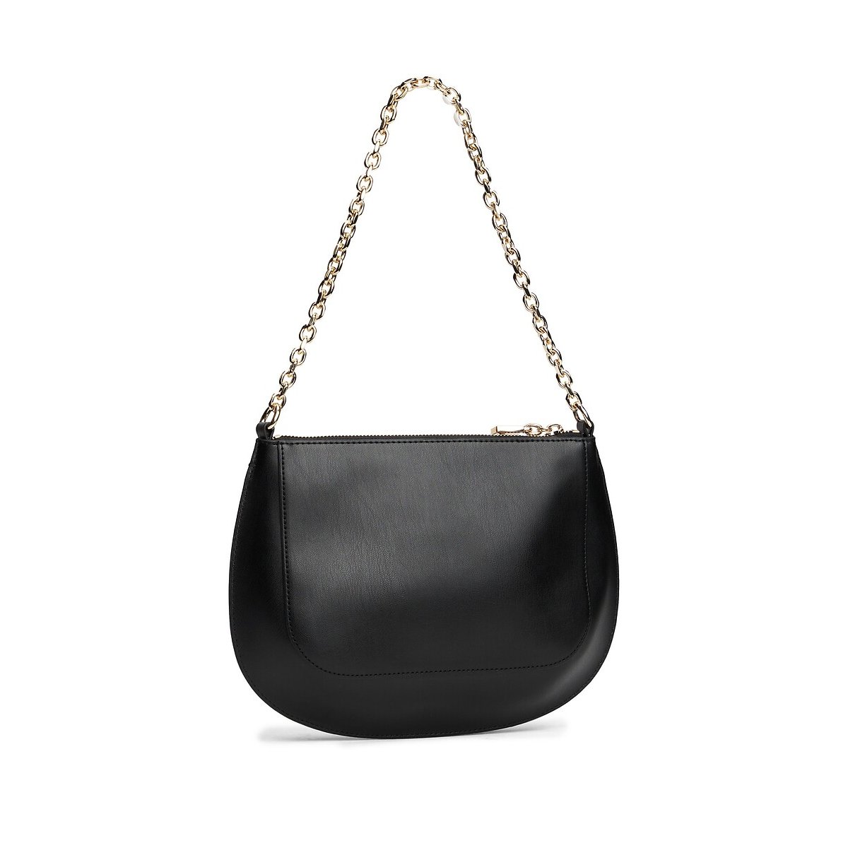 Sac à main à bandoulière chaîne, TH GLAM MEDIUM noir, TOMMY HILFIGER