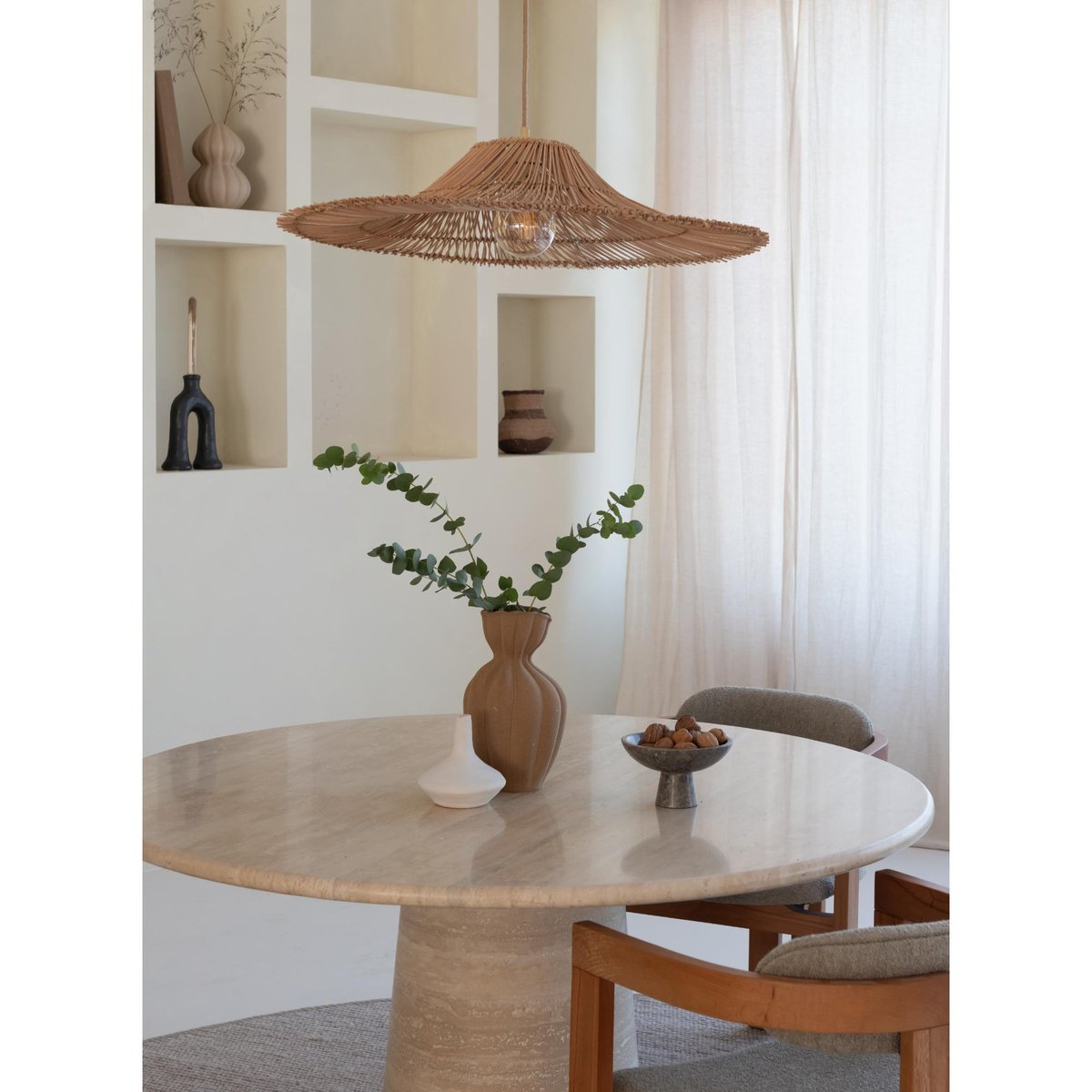 Lampe Suspendue Rotin CANCUN naturel, GOOD & MOJO
