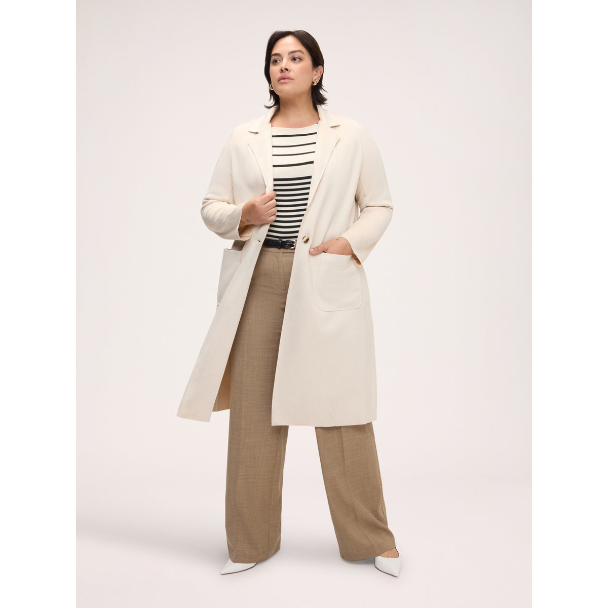Manteau léger beige, FIORELLA RUBINO