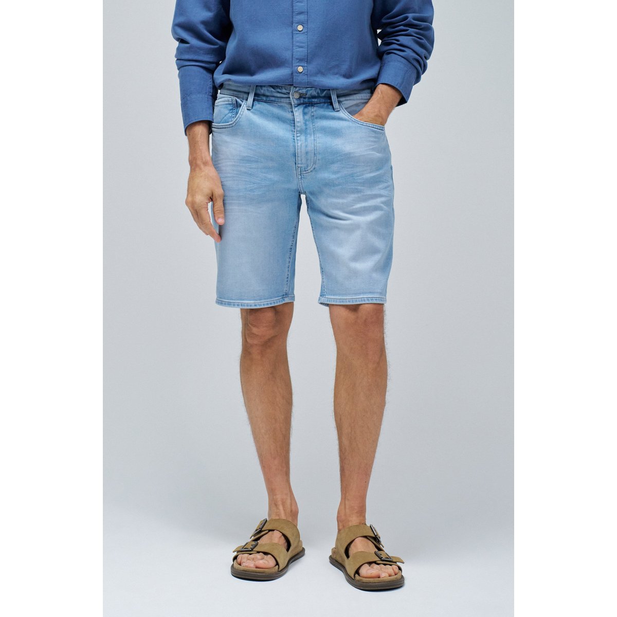 SHORTS REGULAR S-ACTIV EN JEAN bleu, SALSA JEANS