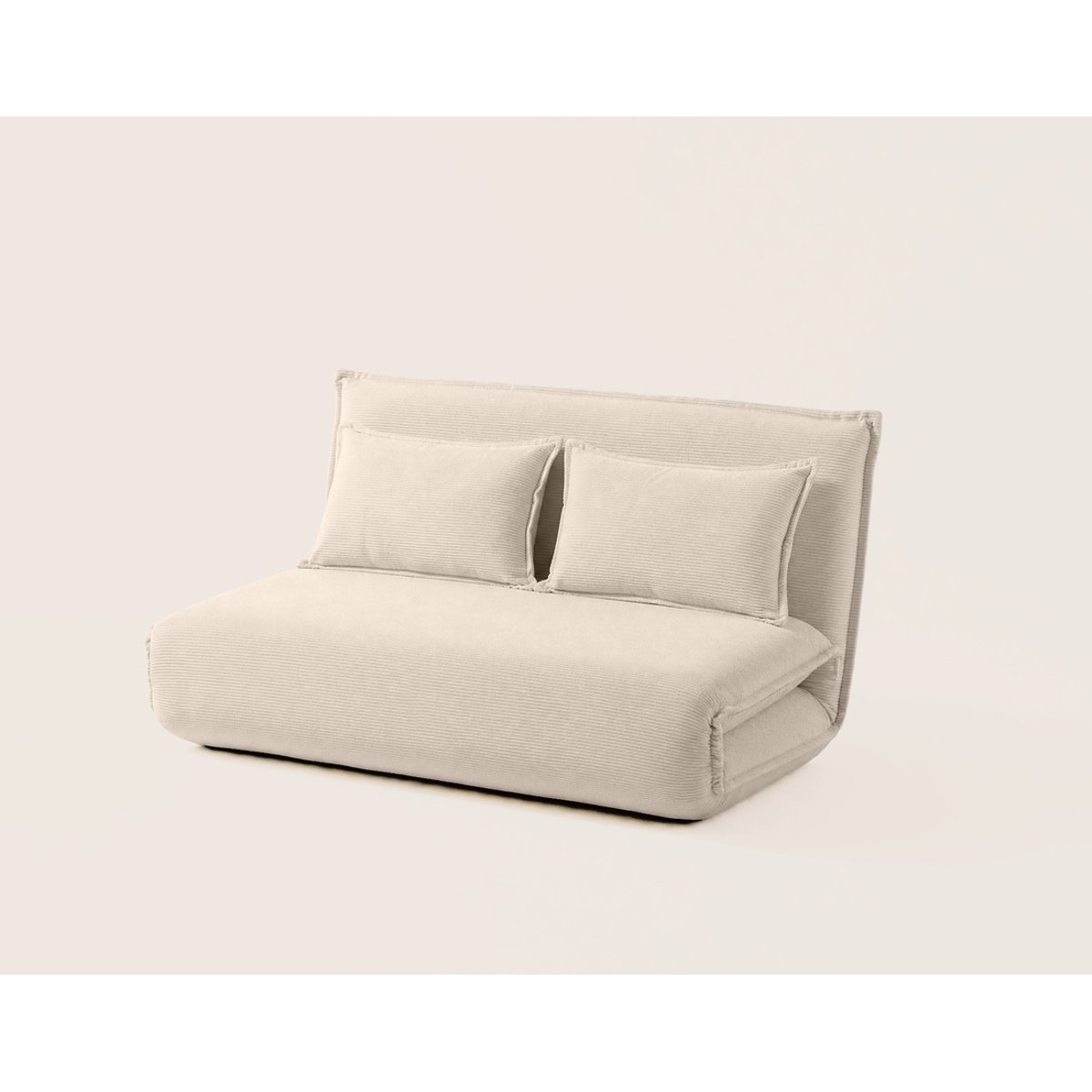 Banquette convertible clic-clac 2 places, CANDICE beige, BEST MOBILIER