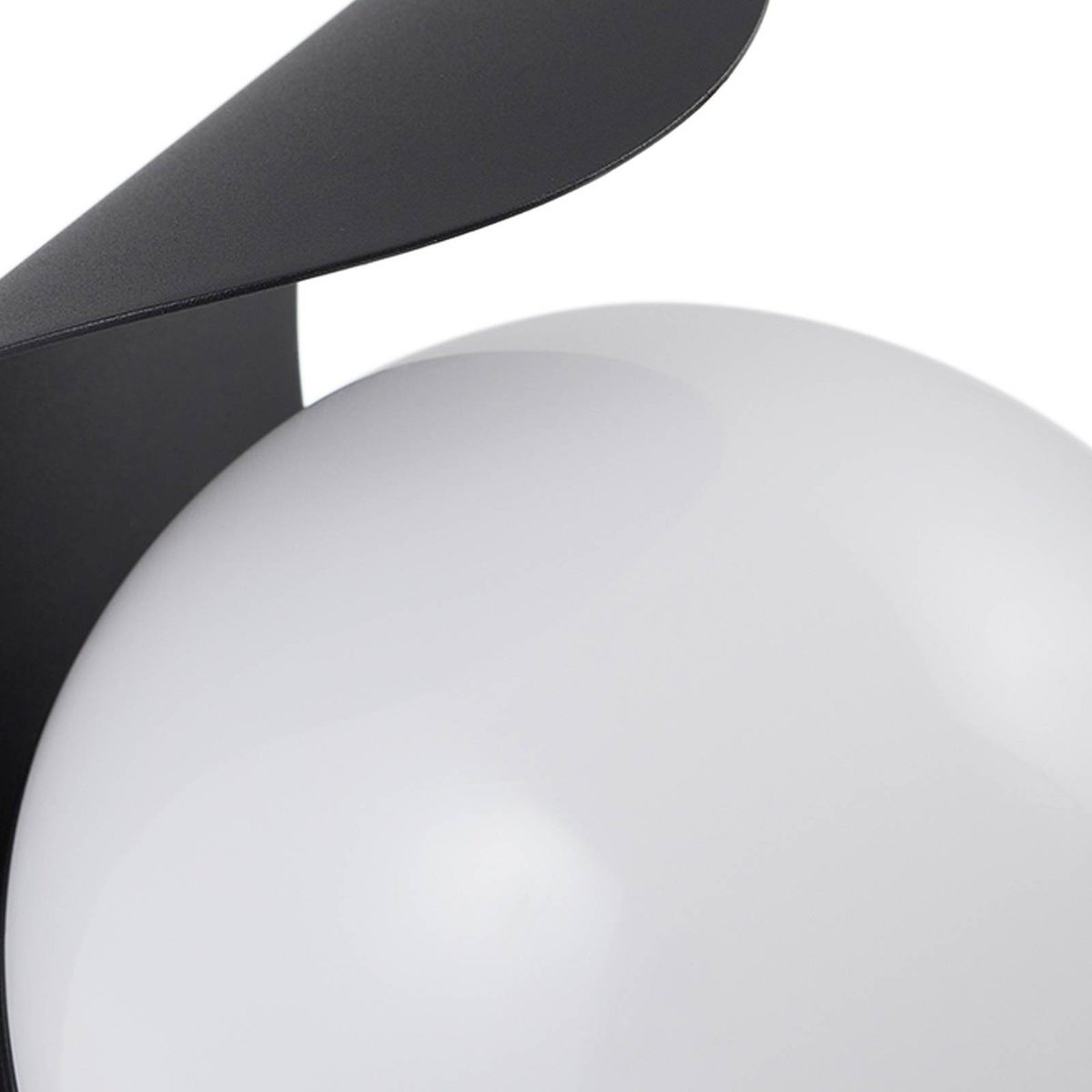 Applique extérieure en aluminium moderneLED noir, blanc, LINDBY