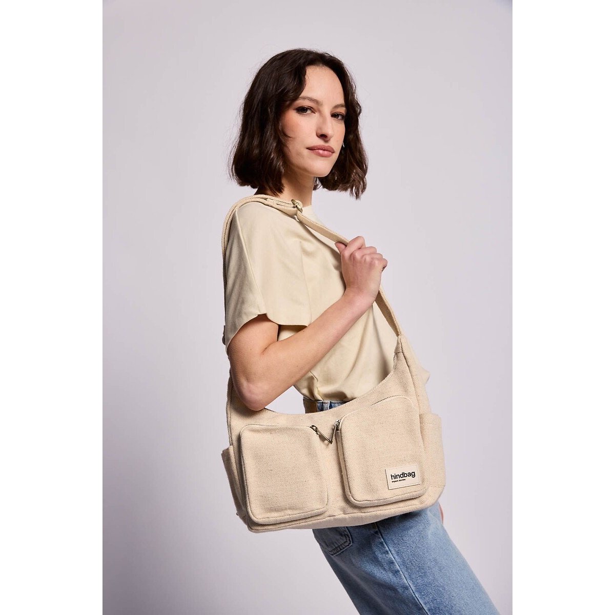 Sac multipoches, EMILE beige, HINDBAG