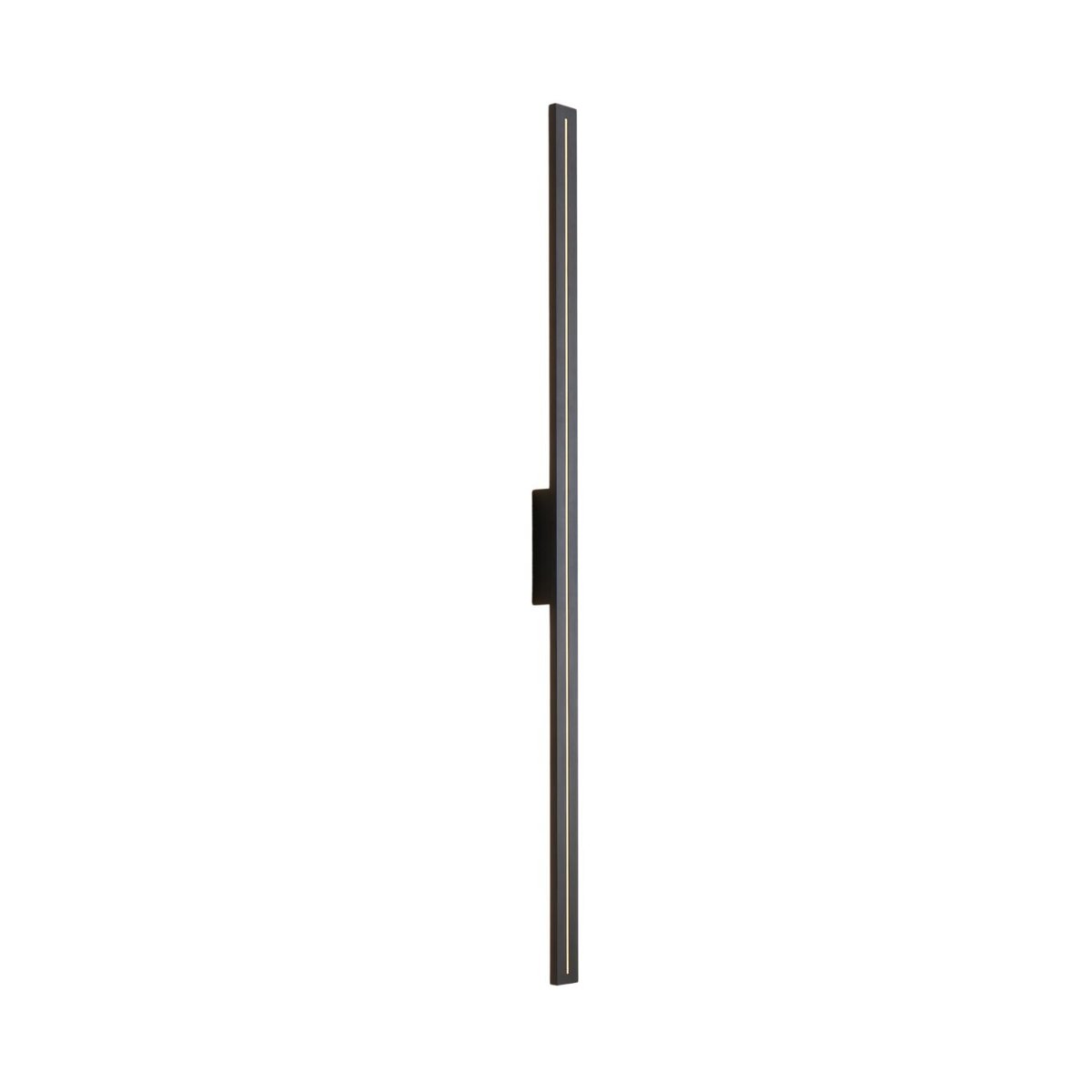 Applique LED murale longue IP54 - NOMÉRIS noir, KOSILUM