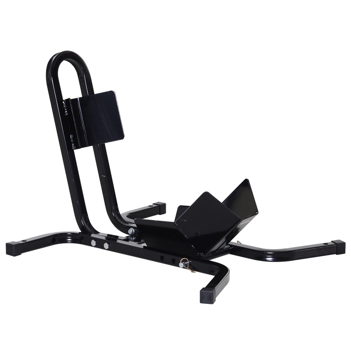 Rail de support universel pour moto noir, HOMCOM