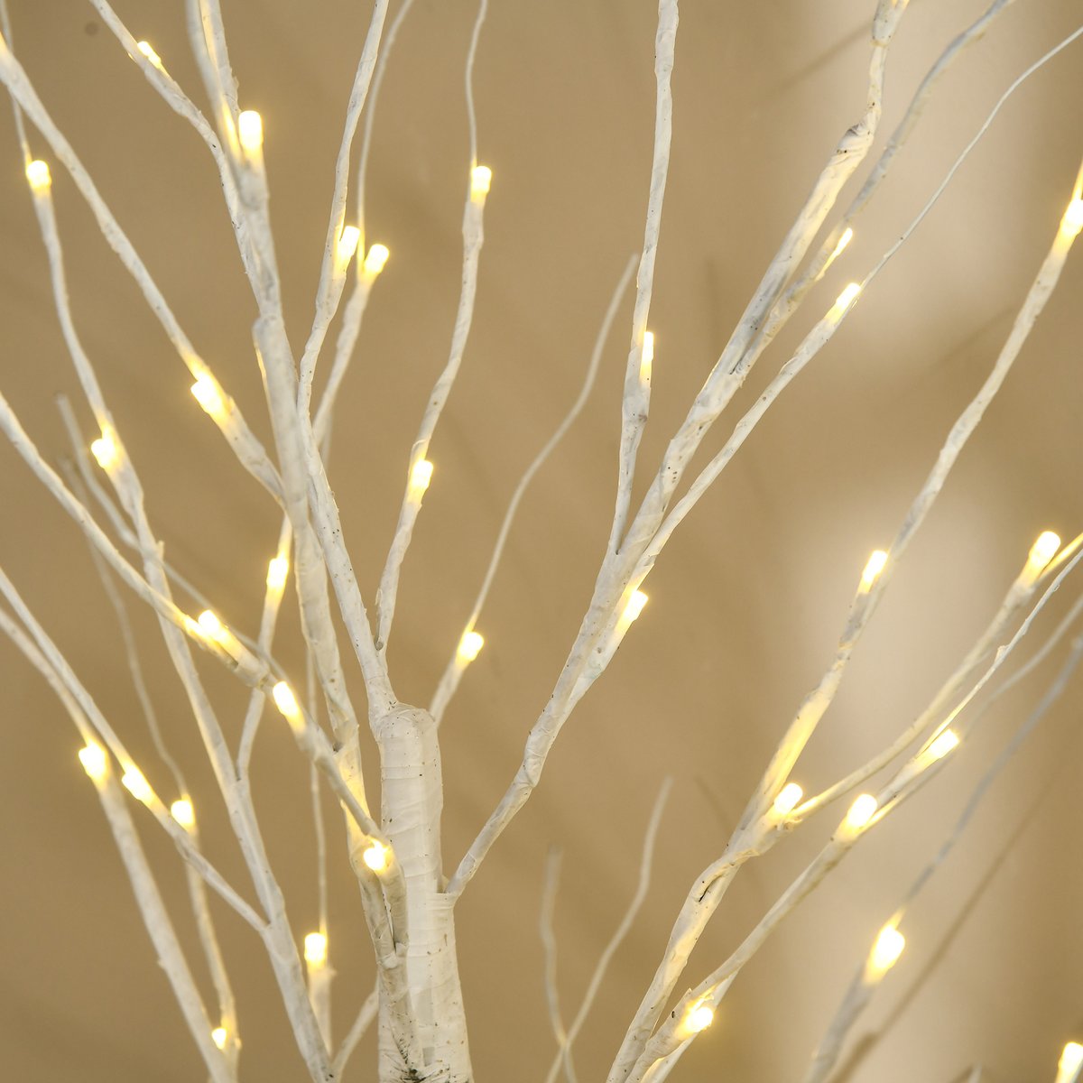 Arbre lumineux PP Blanc blanc, HOMCOM