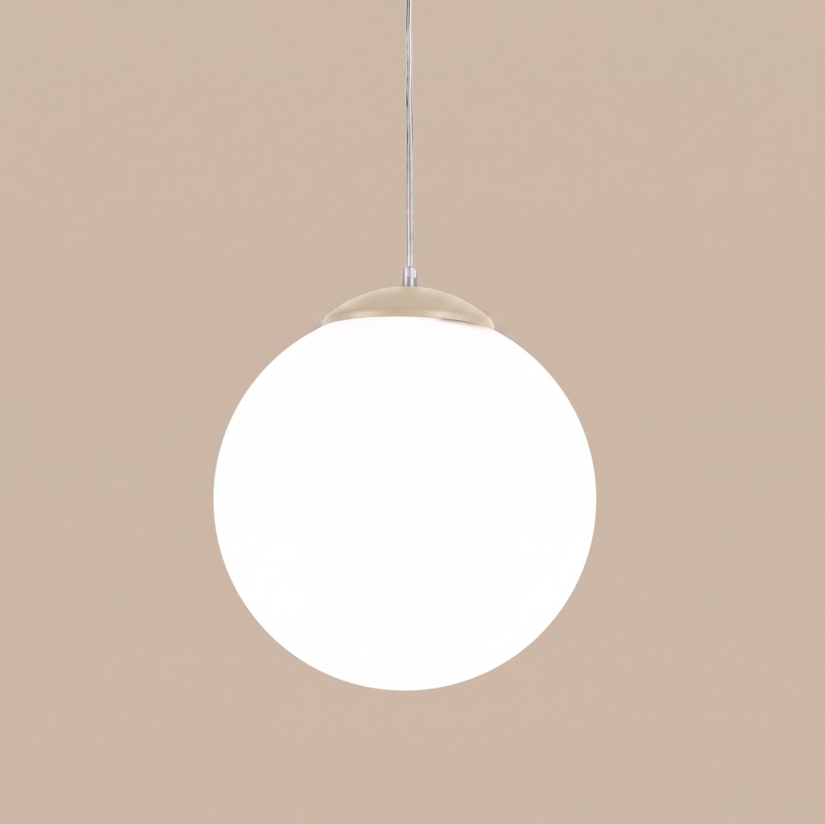 Suspension Acier Beige E27 1 Ugo beige, EDEN