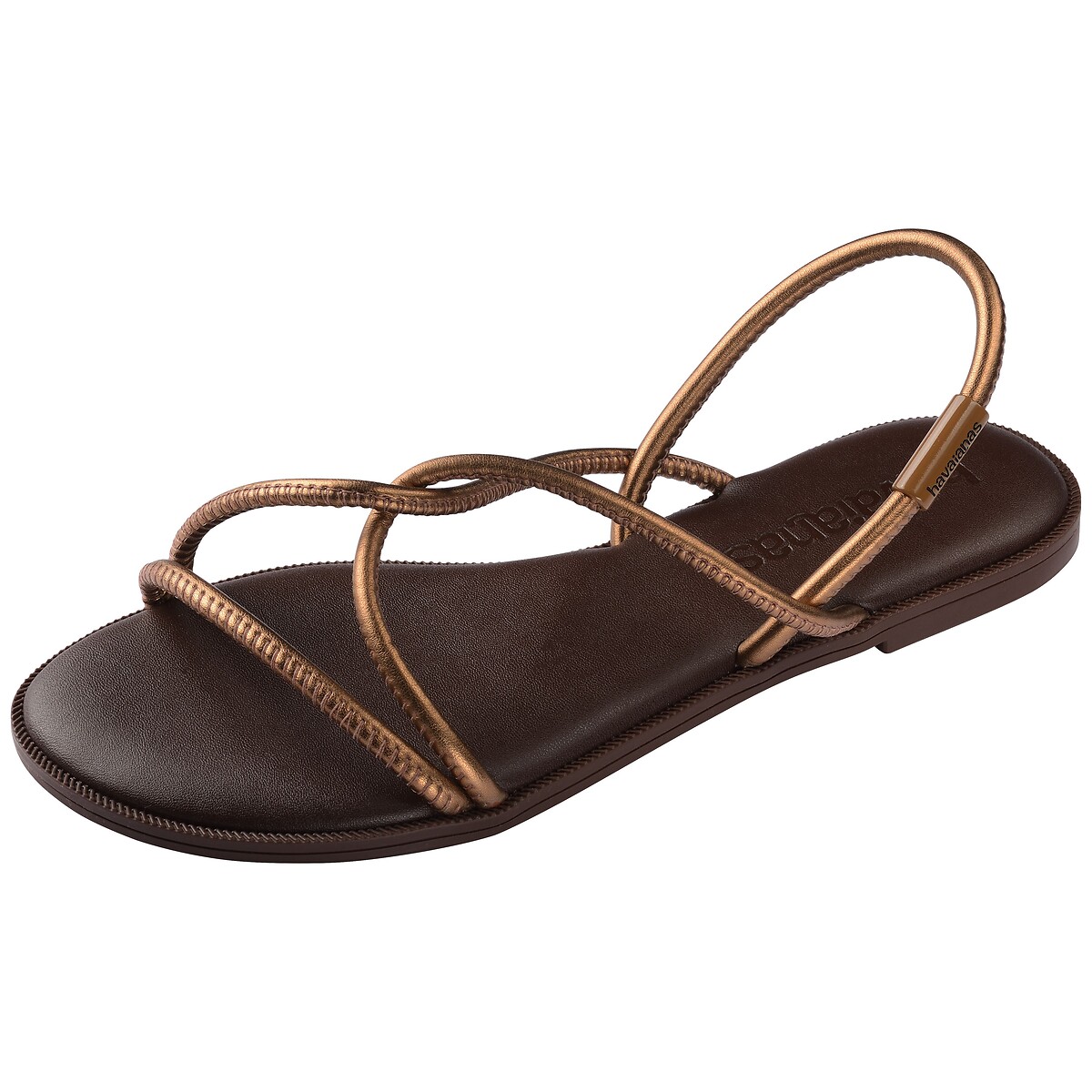 Sandálias Una Manga castanho, HAVAIANAS