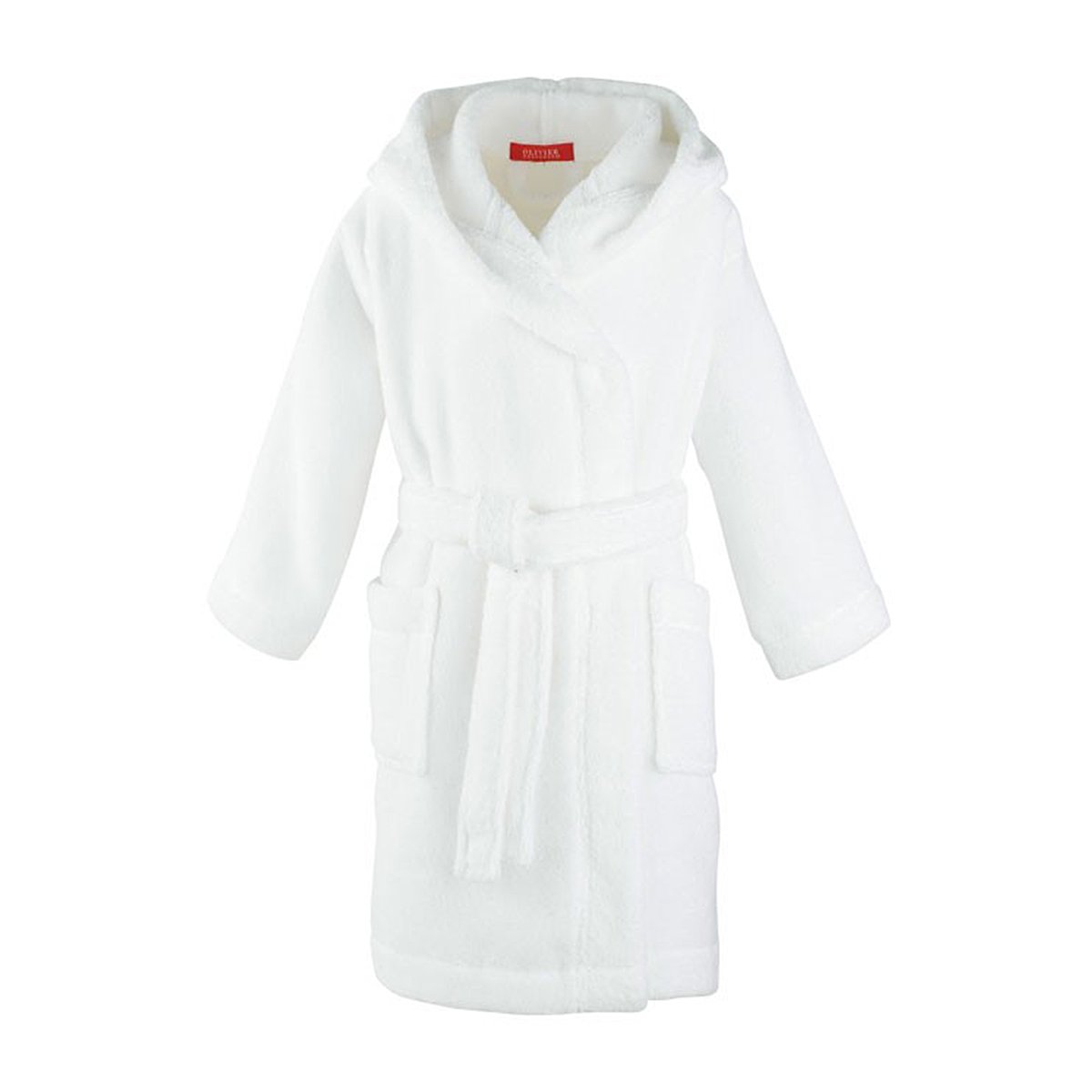 Peignoir enfant  en coton,ALIZEE blanc, DESFORGES