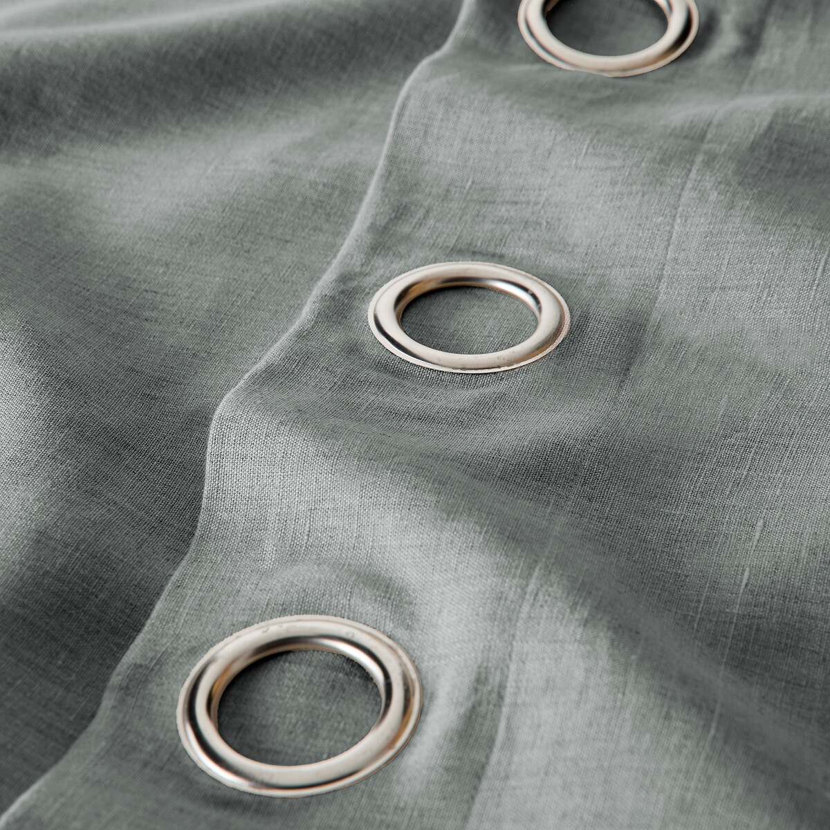 Private Washed Linen Curtain with Eyelet Header rosmary, AM.PM