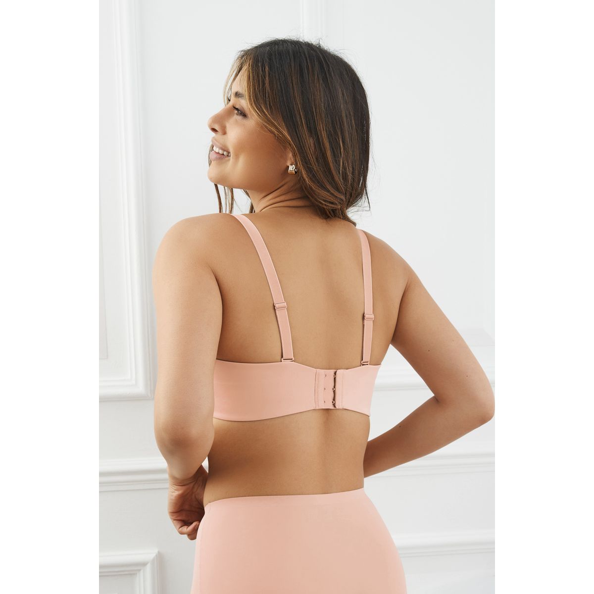 Soutien-gorge bandeau non rembourré chair, NEXT