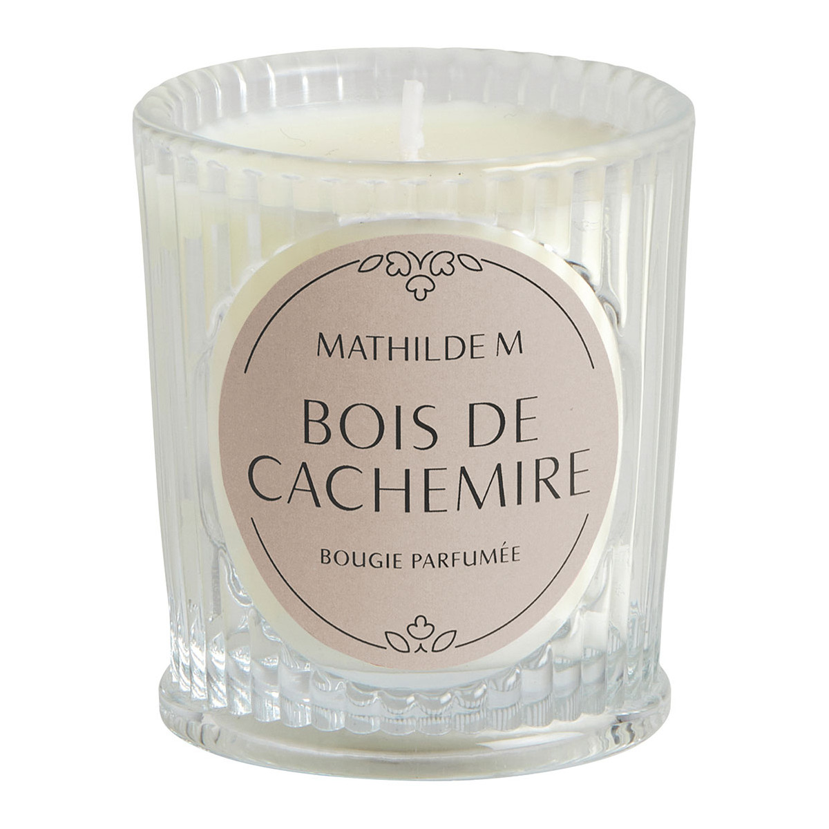 Coffret parfum et bougie Bois de Cachemire TRÉSOR DE FLEURS rose, MATHILDE M