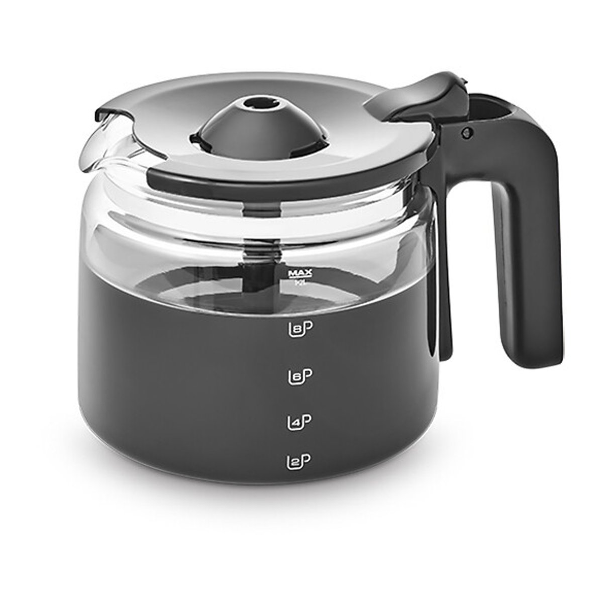 Equip 1.2L Filter Coffee Machine - 162501 black/silver, MORPHY RICHARDS
