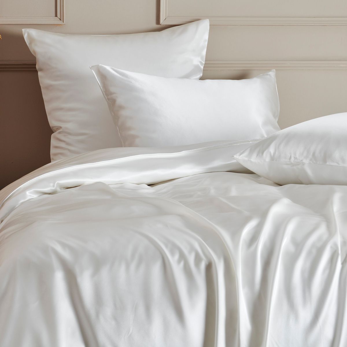 Housse De Couette 100% De Mûrier - SOIE ivoire, TRADITION DES VOSGES