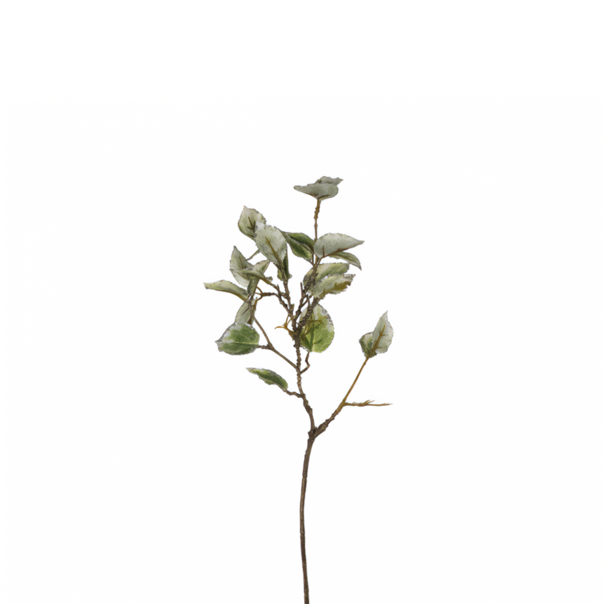 Branche de laurier pailleté artificielle H43 vert, SIA DECO