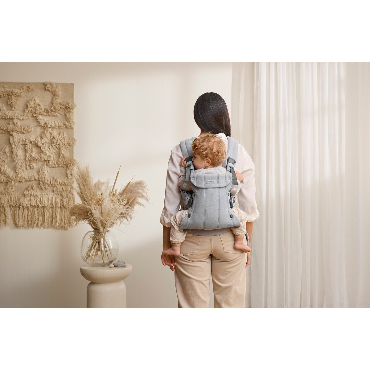 Porte bébé harmony 3d mesh gris, BABYBJORN