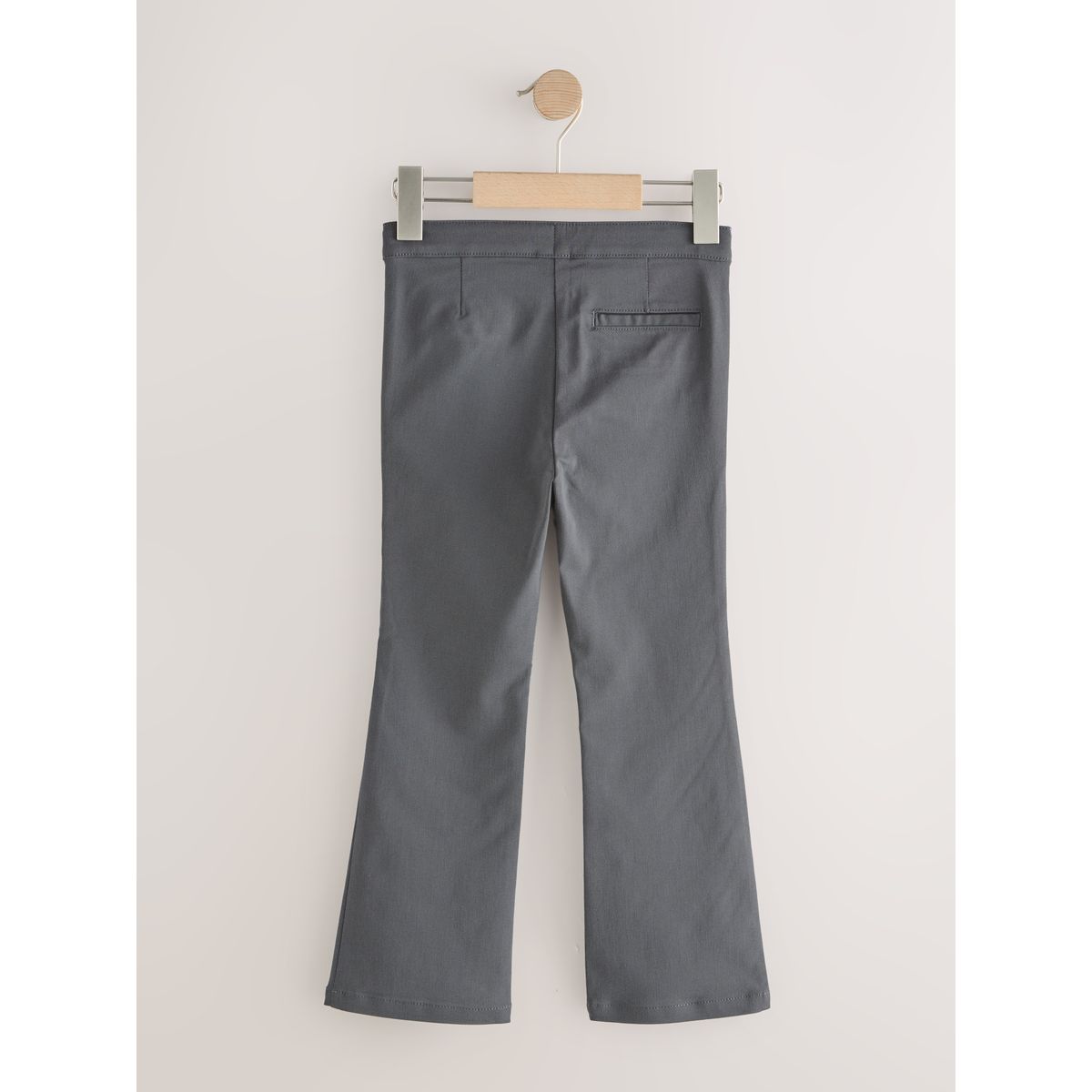 Pantalon d’école stretch bootcut gris, NEXT