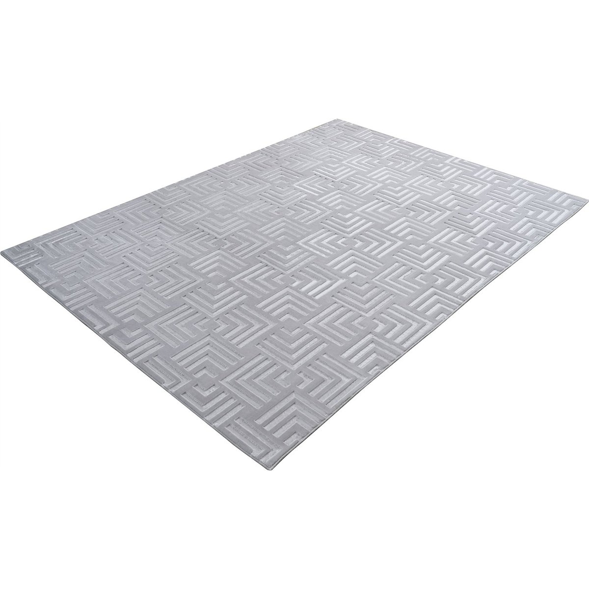 Tapis à relief géométrique argent, ARTE ESPINA
