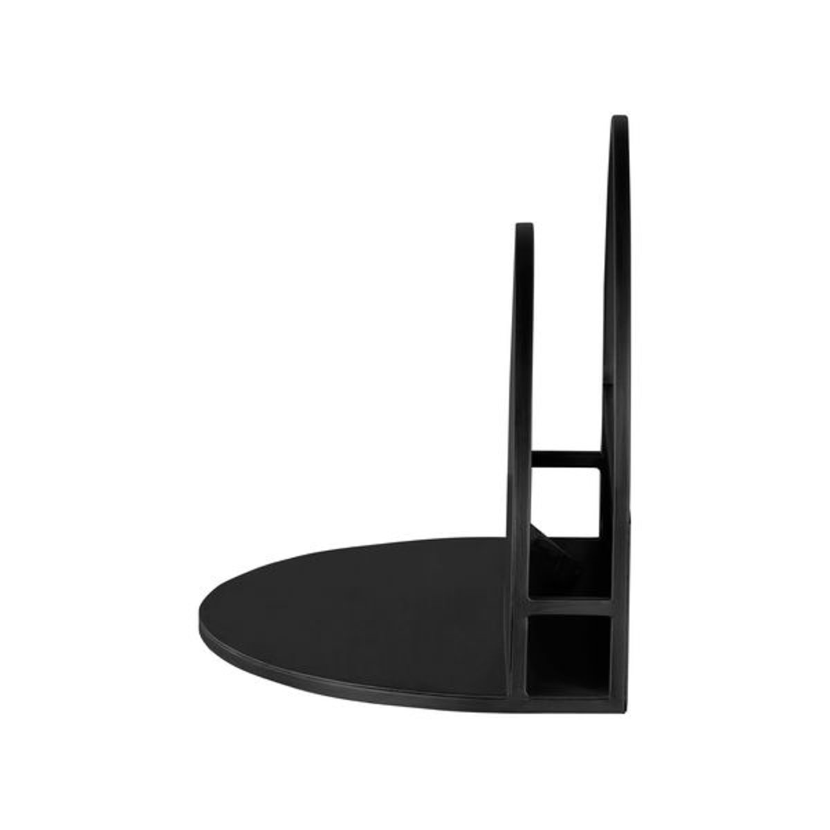 Etagère murale métal  40cm noir, ZAGO