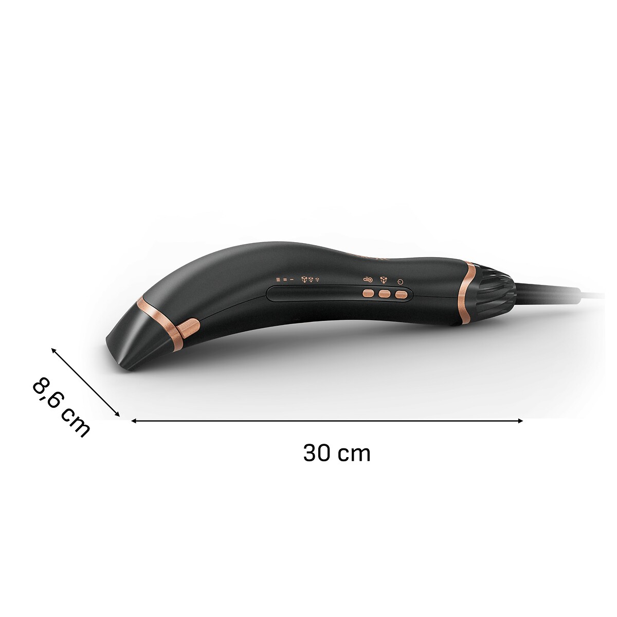 Sèche-cheveux Lissant Air Motion CF8C20C0 noir/or rose, CALOR