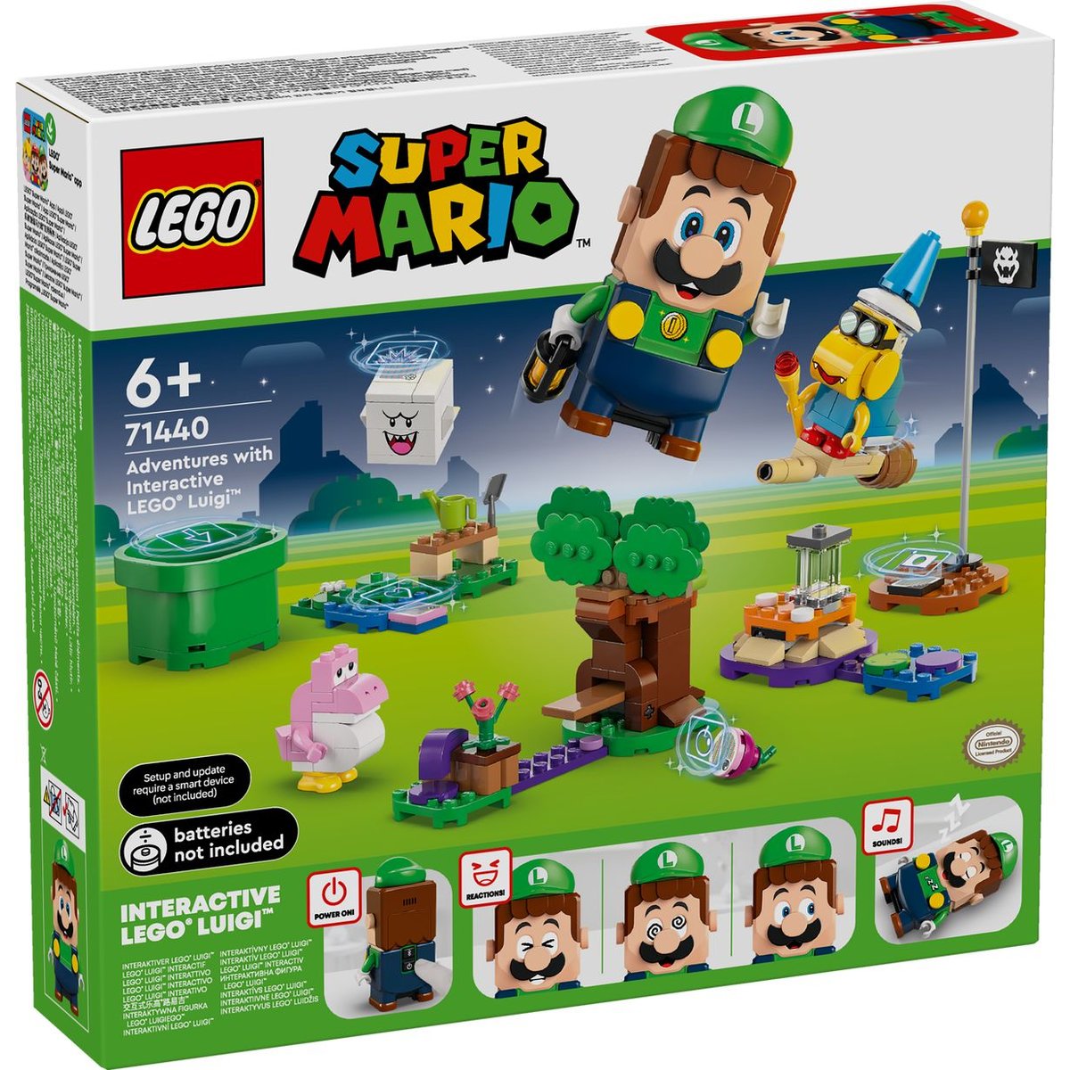 LEGO Super Mario - Aventures Interactives avec Luigi - Set 71440 couleur unique, LEGO