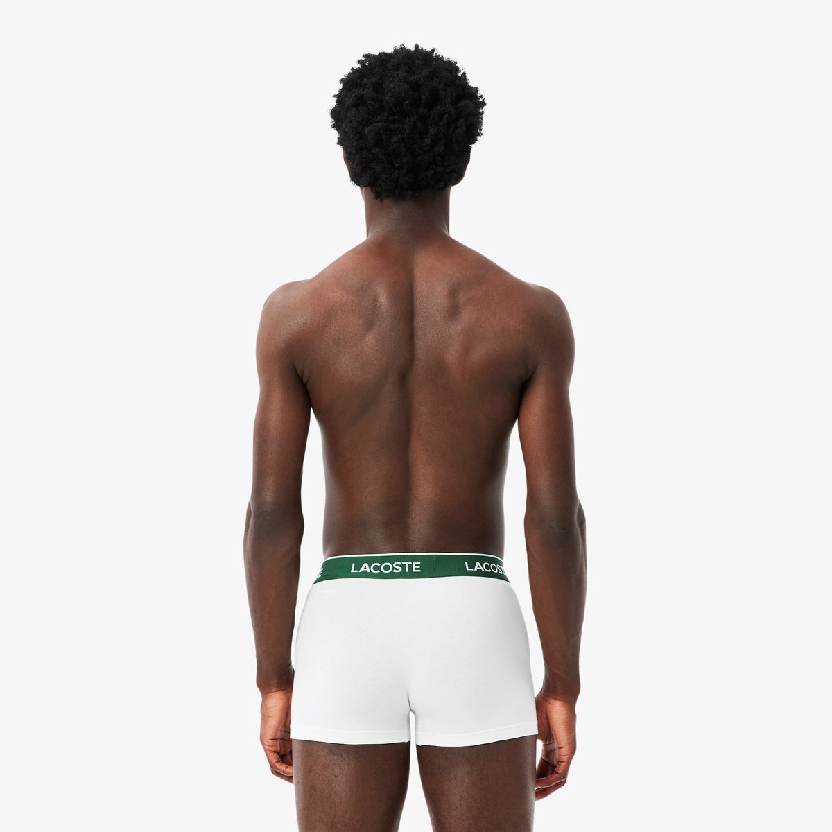 Lot de 3 boxers courts coton stretch noir-nua, LACOSTE