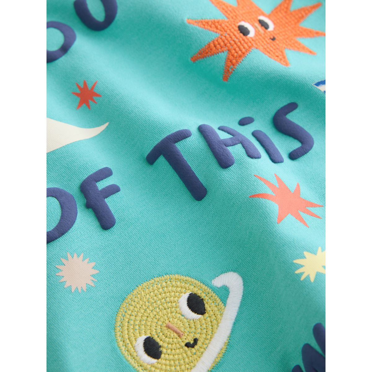 Pyjama douillet, lot de 3 vaisseau spatial écru/marine/vert, NEXT