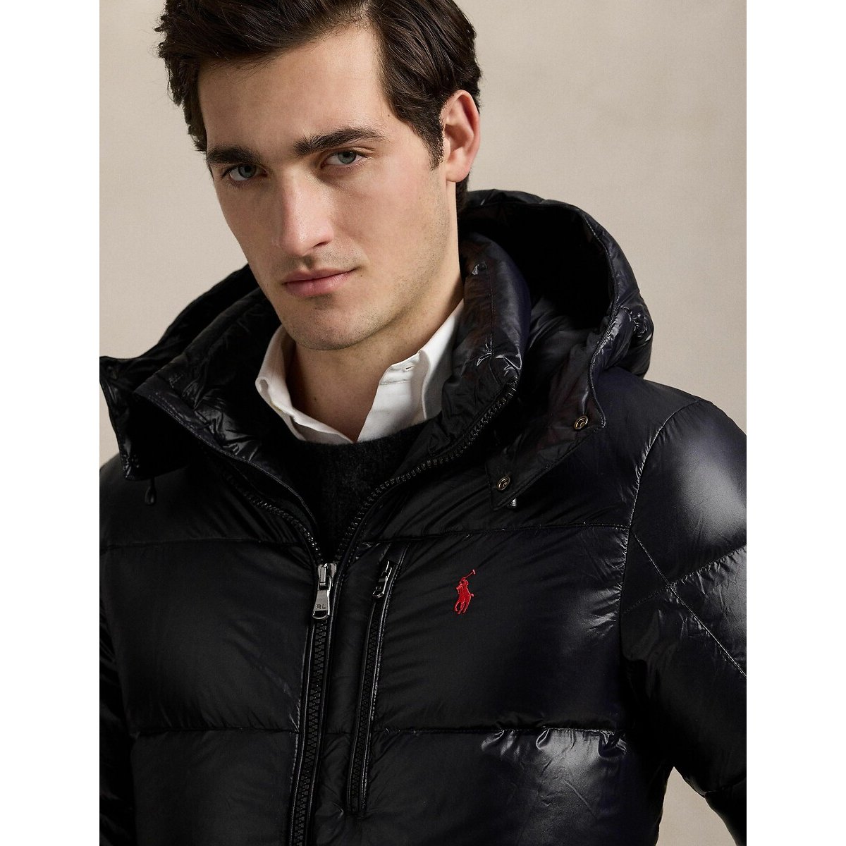 Doudoune brillante Gorham noir, POLO RALPH LAUREN