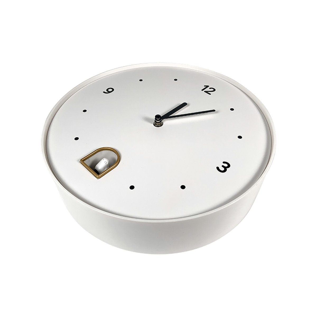 Horloge coucou rond 30cm blanc, EMDE