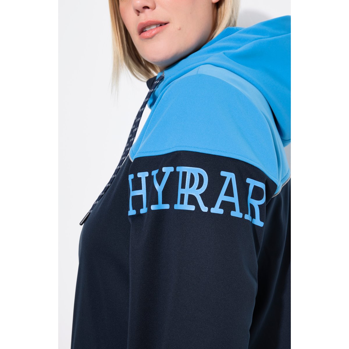 Veste longue softshell, tissu déperlant marine, ULLA POPKEN