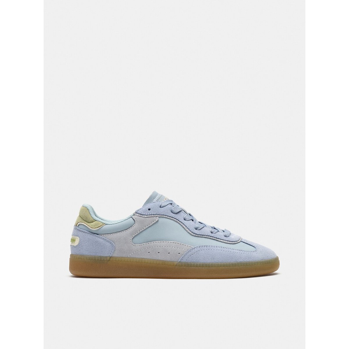 Baskets en cuir Park bleu ciel, HOFF