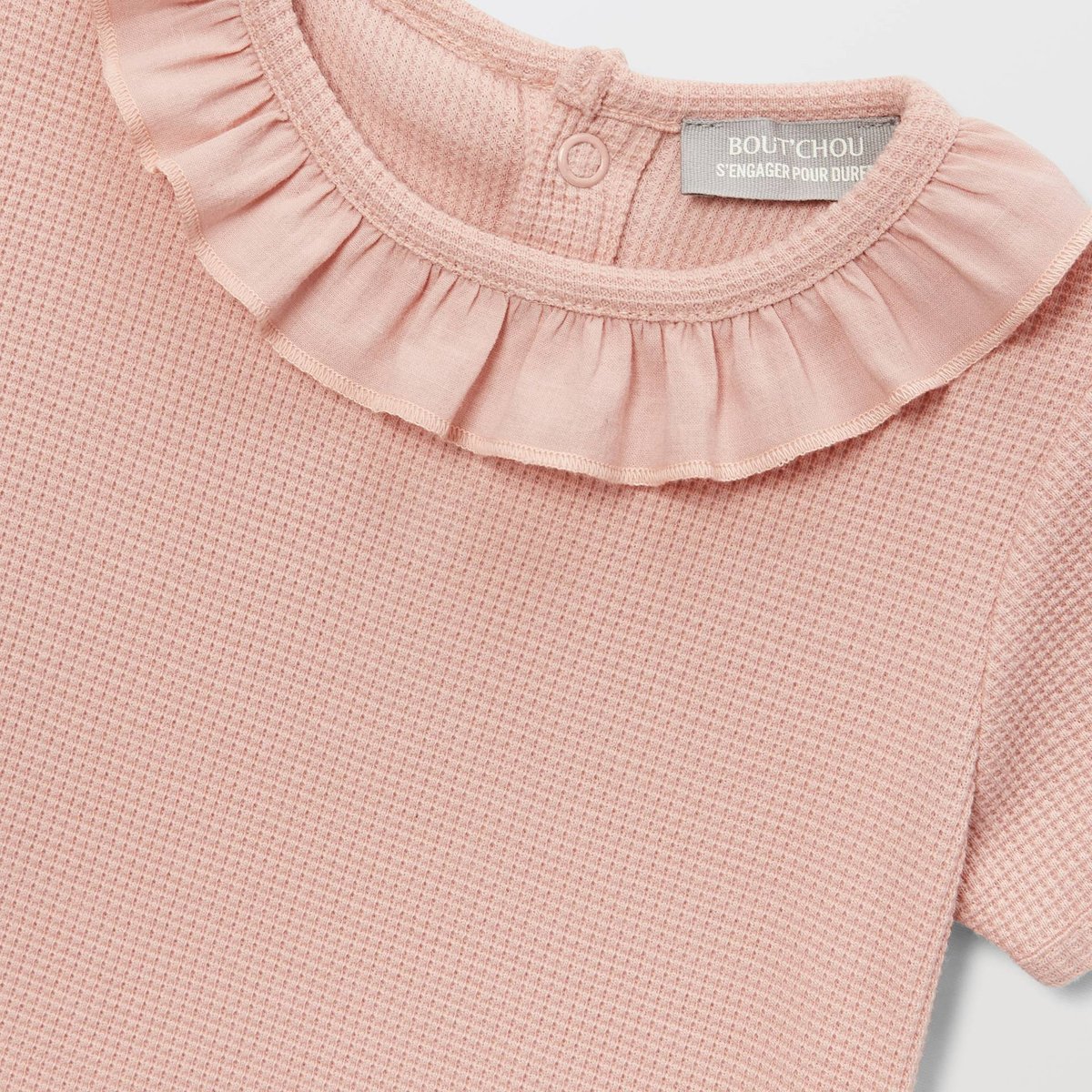 T-shirt manches courtes fantaisie en coton BIO GOTS gambas, BOUT'CHOU