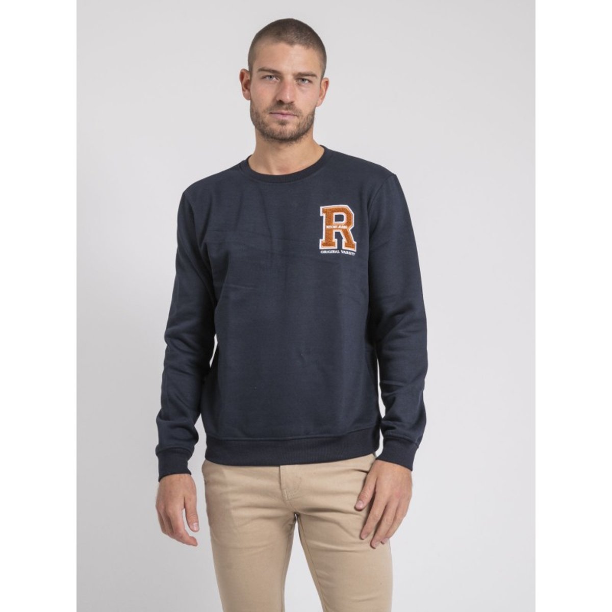 Sweat Col Rond Wasgany bleu marine, RITCHIE