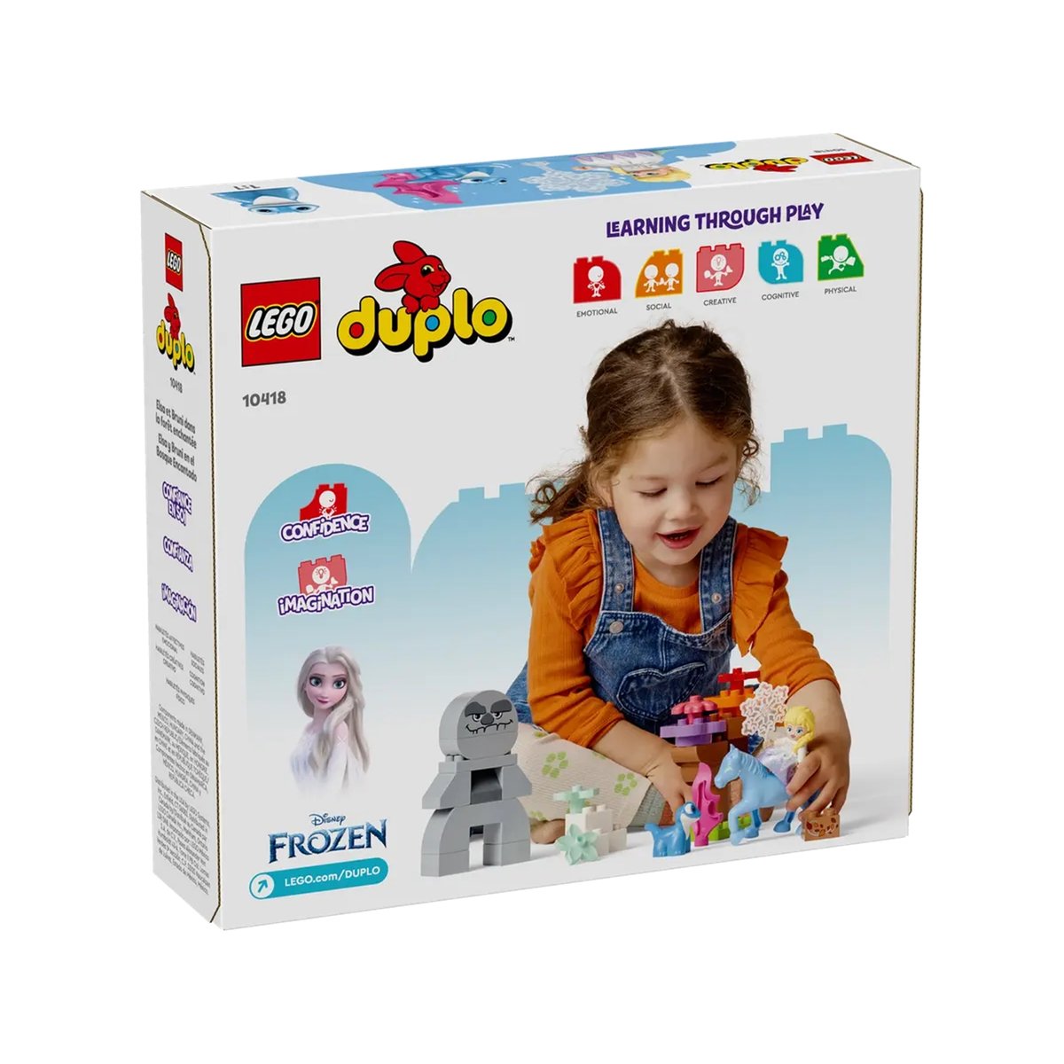 LEGO DUPLO - Aventure Enchantée avec Elsa et Bruni - 10418 multicolore, LEGO