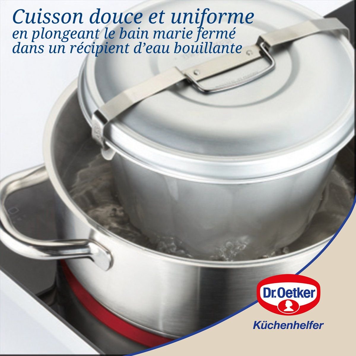 Moule à bain marie CLASSICS gris, DR OETKER