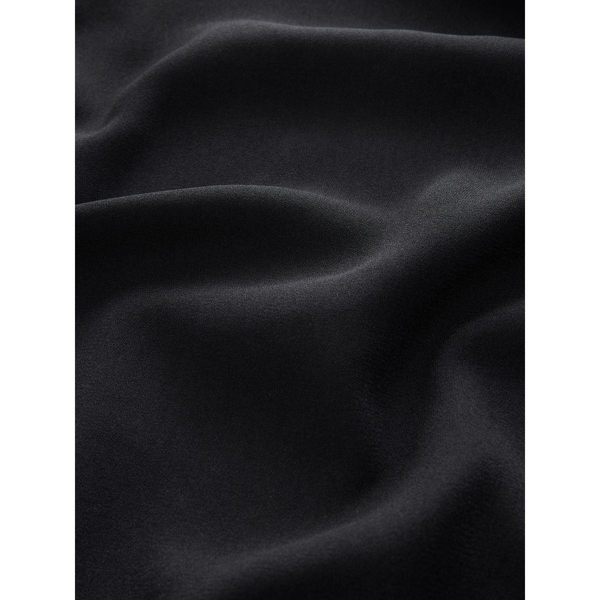 Haut asymétrique drapé à manches courtes noir, NEXT
