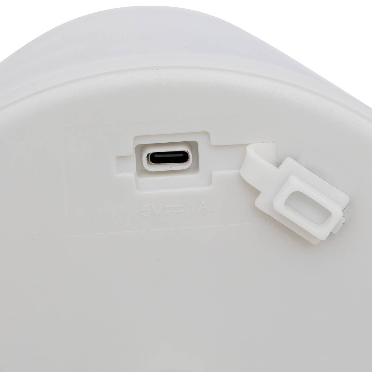 Lampadaire d'extérieur nomade LED rechargeable ZACK beige, ATMOSPHERA