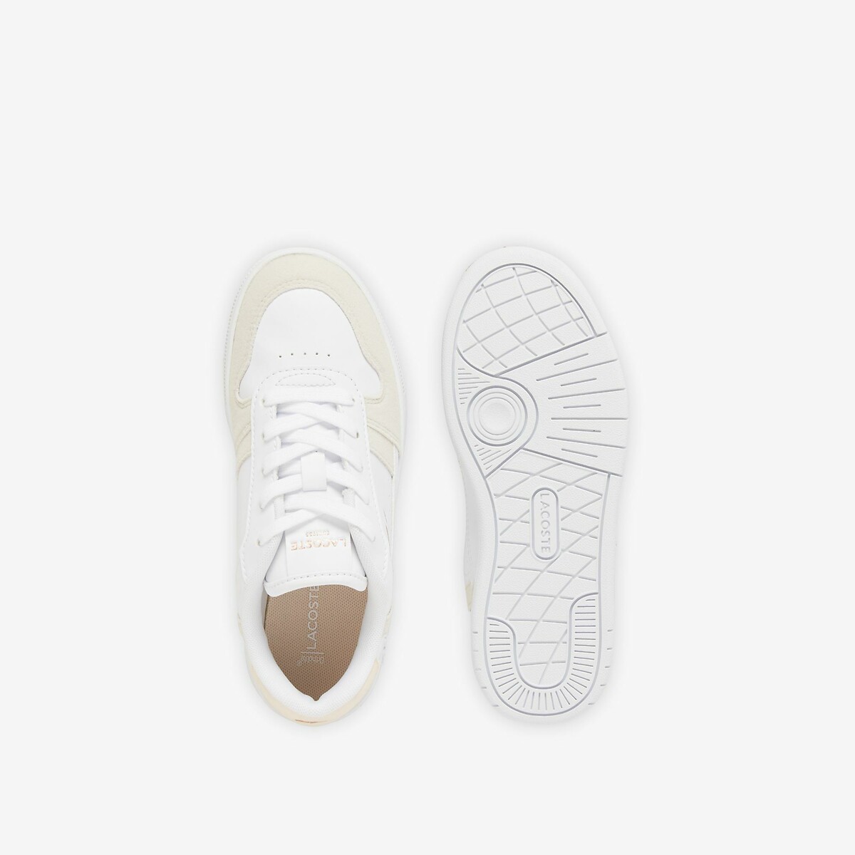 Kids T Clip Set Low Top Trainers beige, LACOSTE