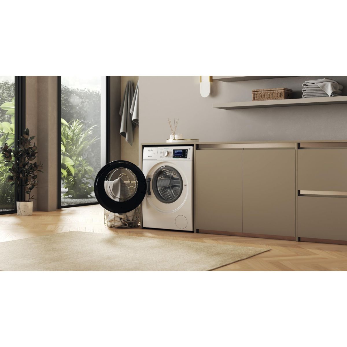 Lave linge hublot W8X89ADSILENCEFR couleur unique, WHIRLPOOL