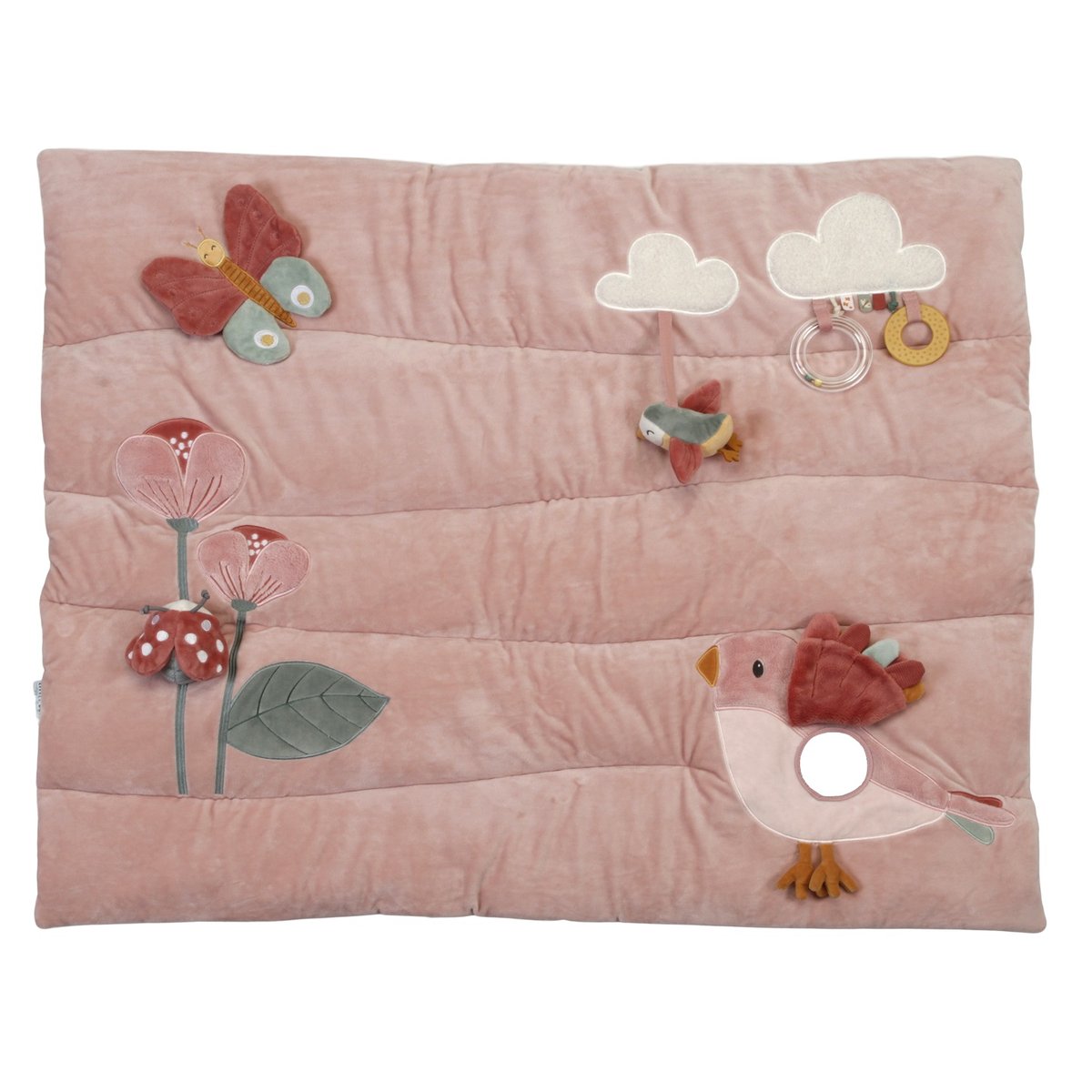 Tapis de parc flowers and butterflies bleu, LITTLE DUTCH